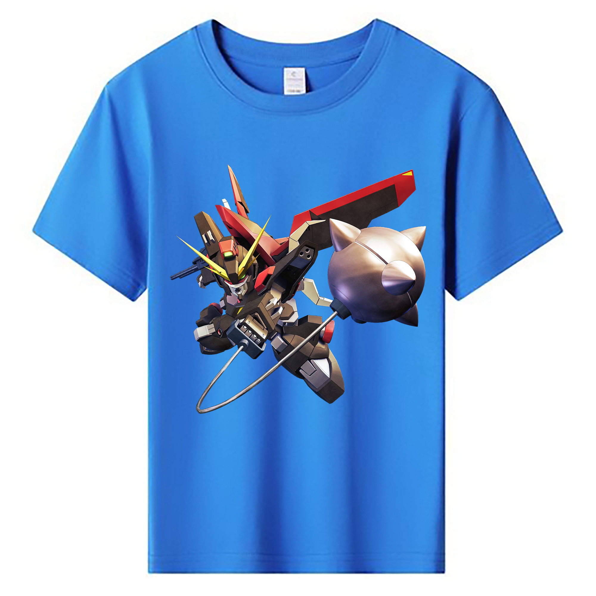 （画像用） 機動戦士ガンダム Mobile Suit Gundam 綿100％キッズTシャツ（フロントプリント）